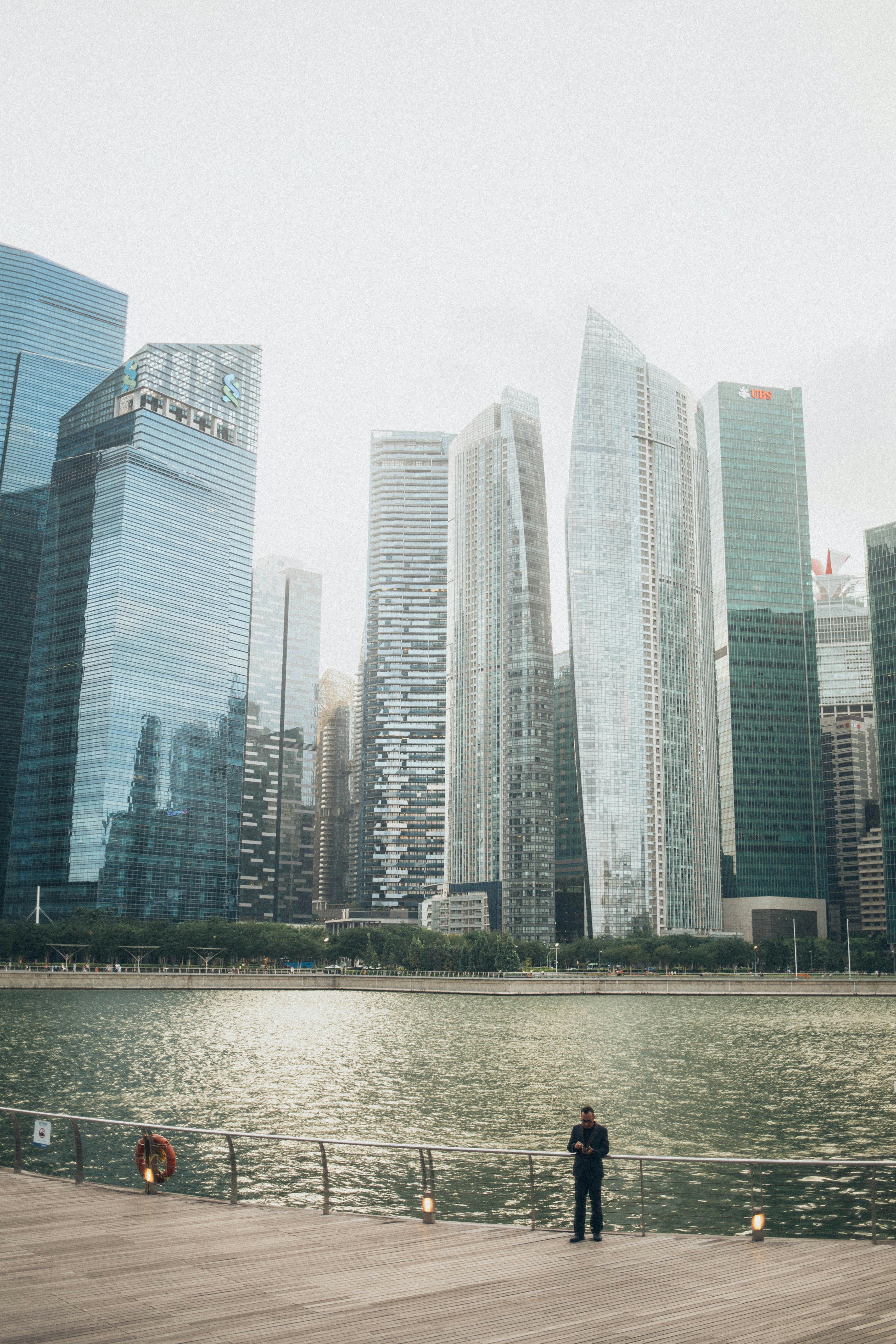 Modern office buildings at United Square, Singapore