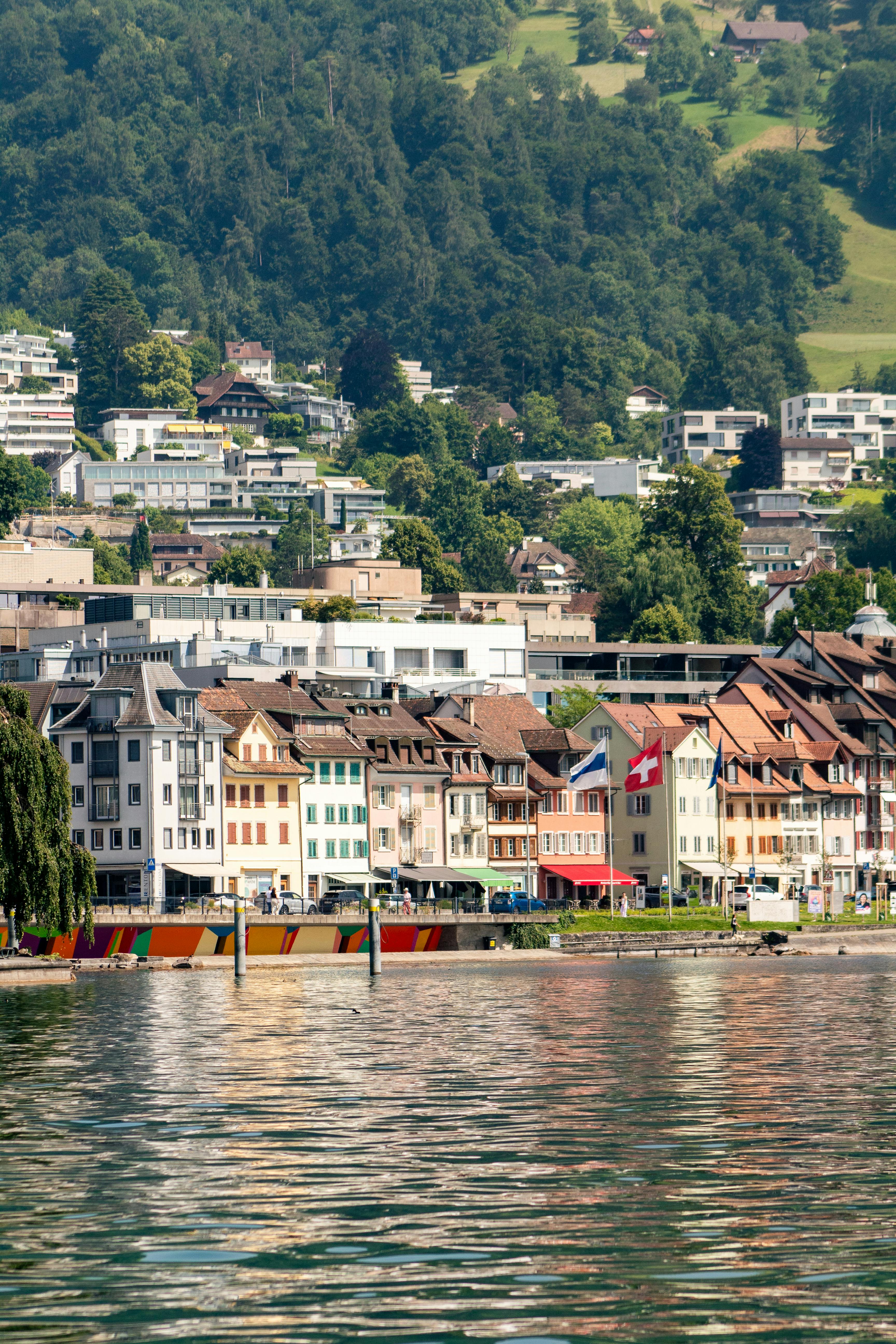 Modern office building in Zug, Switzerland